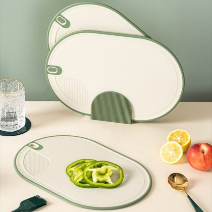 Plastic PP Non Slip Double Sided Cutting Board